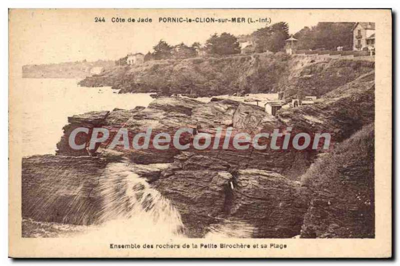 Postcard Ancient Pornic Le Clion Sur Mer