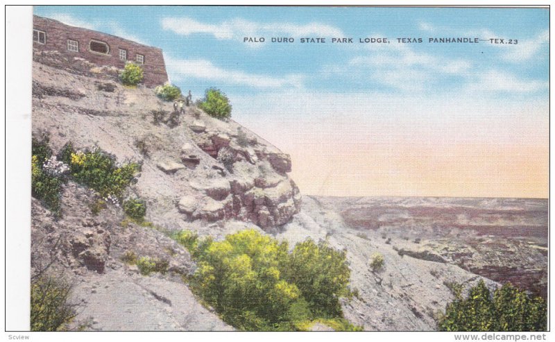 Palo Duro State Park Lodge, TEXAS PANHANDLE, Texas, 1930-1940s