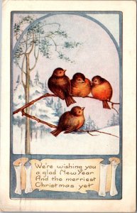 Merry Christmas With Birds