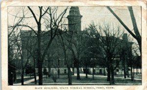 1908 Main Building State Normal School Peru Nebraska Postcard