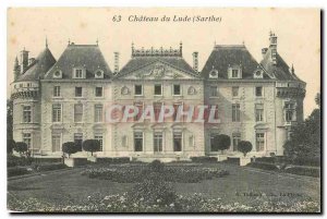 Old Postcard Chateau du Lude Sarthe