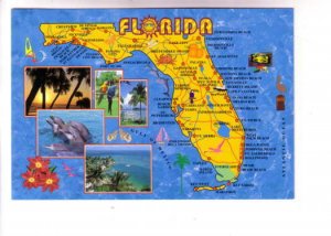 Pictorial Map with Photos, Florida