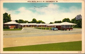 Adco Motel on US 411 Chatsworth GA Postcard PC163