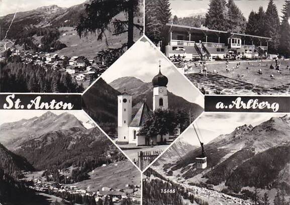 Austria St Anton Am Arlberg 1965 Real Photo