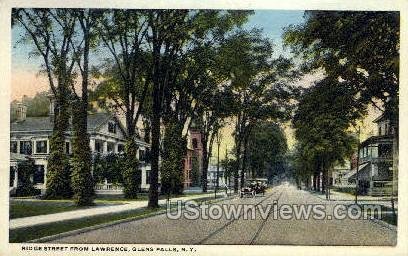 Ridge Street in Glen Falls, New York