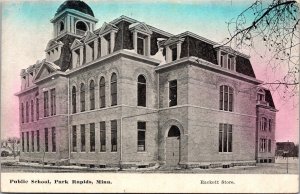 Public School, Park Rapids MN c1911 Vintage Postcard X50