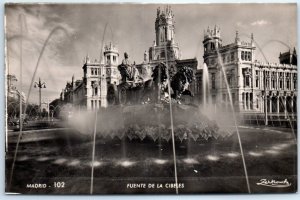 Postcard - Cibeles Fountain - Madrid, Spain