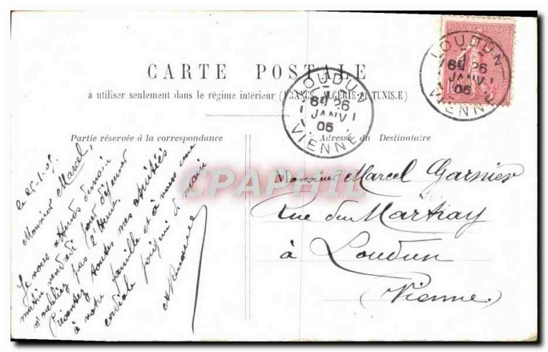 Old Postcard Paris Vendome Column