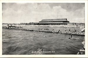 Vtg South Beach Fremantle Western Australia Postcard