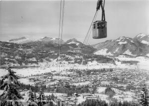 BG015 cable train oberstdorf mit nebelhornbahn allgau   CPSM 14x9.5cm germany