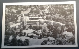 Postcard VA Hot Springs Homestead Hotel aerial