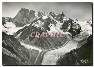Modern Postcard Chamonix (Haute Savoie) Mer de Glace (altitude 1913 m)