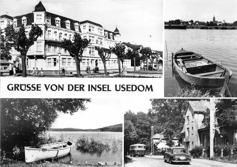 BG16408 grusse von der insel usedom car voiture   germany CPSM 14.5x9cm