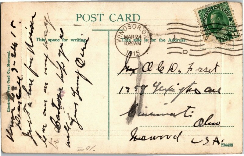 Portrait Her Majesty Queen Mary Vintage Postcard D04 