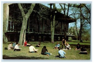 c1950's Burling Library Grinnell College Iowa IA Unposted Vintage Postcard