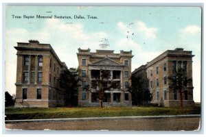 1911 Texas Point Memorial Sanitarium Dallas Texas TX Posted Antique Postcard 