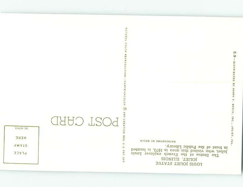 Pre-1980 MONUMENT SCENE Joliet Illinois IL AE7440