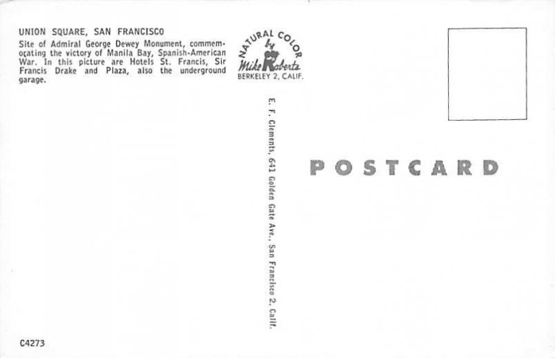 Union Square San Francisco, California, USA