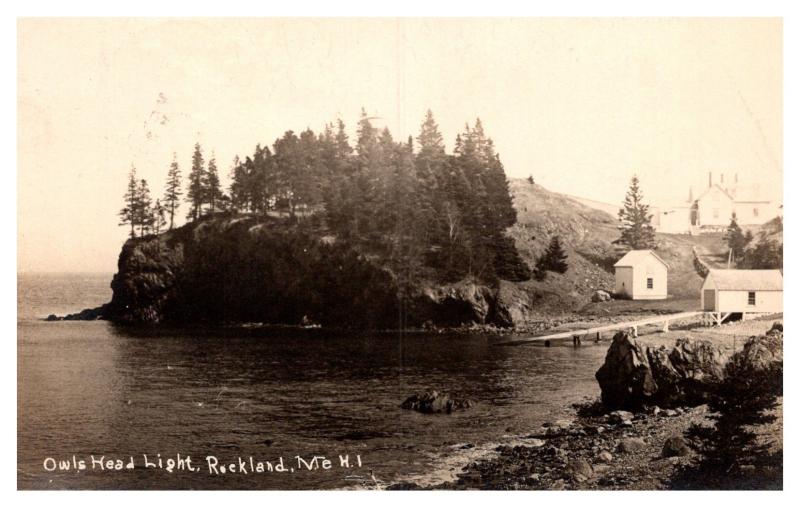 Maine  Rockland ,  Owls Head Light , RPC 