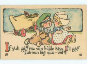 Divided-Back CHILDREN SCENE Great Postcard AA5719