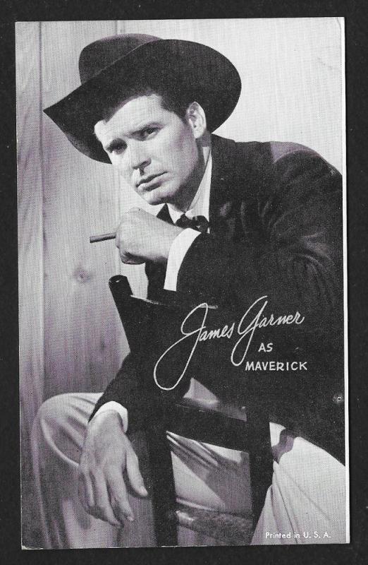 ARCADE CARD Cowboy Entertainer James Garner