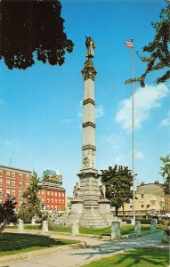 EASTON PENNSYLVANIA PA~CIVIL WAR MONUMENT AT CIRCLE POSTCARD