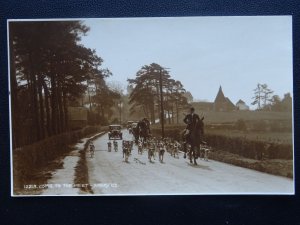 Fox Hunt & Hounds GOING TO THE MEET c1929 RP Postcard by Judges 12218