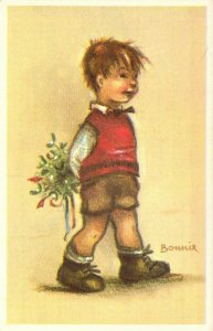 Mainzer, Little Folks, Bonnie #596 Children, Publ in Belgium, Old Postcard