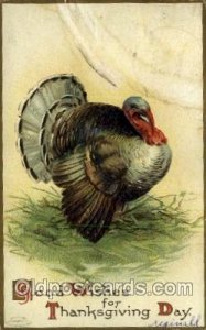 Artist Ellen Clapsaddle, Thanksgiving 1910 water stains on right top corner, ...