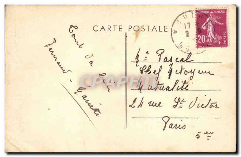 Postcard Old Mouthe Source of Doubs