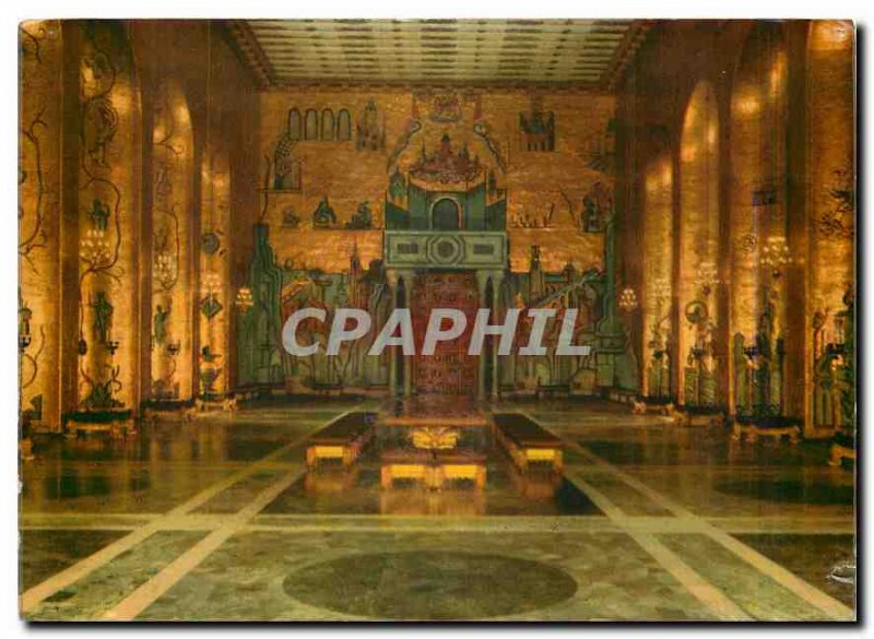 Postcard Modern Stockholm City Hall Banquet Room Golden Hall