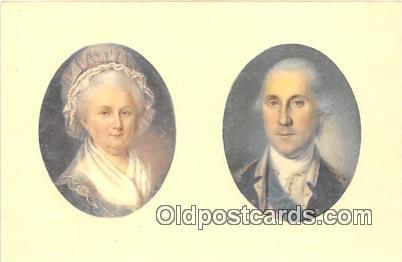  Portraits by Charles Wilson Peal George & Martha Washington