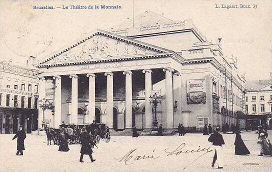 Belgium Brussels Le Theatre de la Monnaie 1906