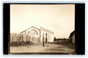 Early Gran Panaderia Bread Bakery Las Tunas Cuba Real Photo RPPC Postcard (E18)