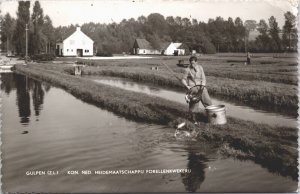 Netherlands Gulpen Koninklijke Ned Heidemaatschappij Forellenkwekerij RPPC 09.31