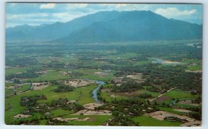 Aerial of central Vietnam 1966 Postcard