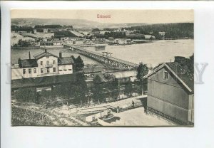 435945 NORWAY Eidsvold bridge Vintage postcard