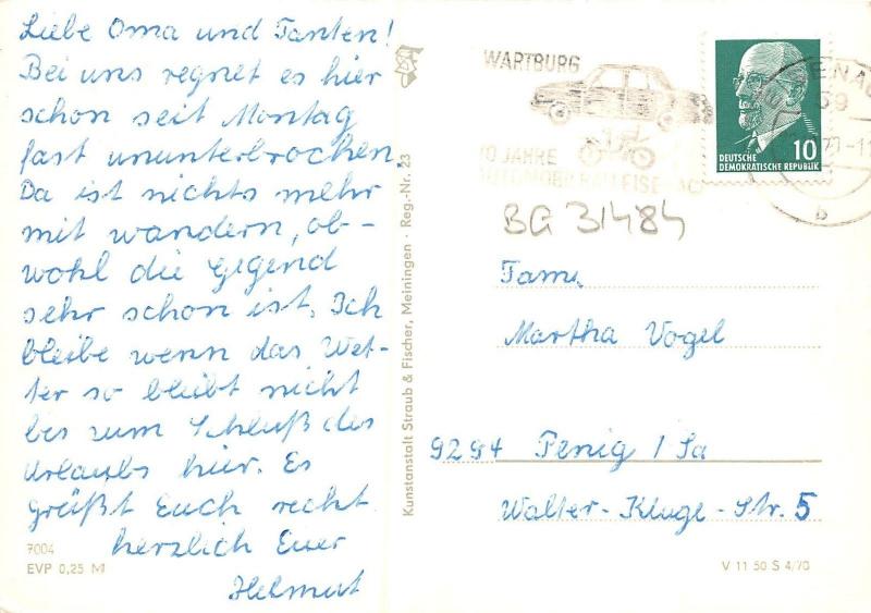 BG31484   eisenach i thur   germany CPSM 14.5x10cm