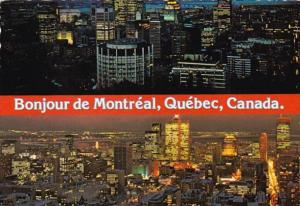 Canada Bonjour de Montreal Night View