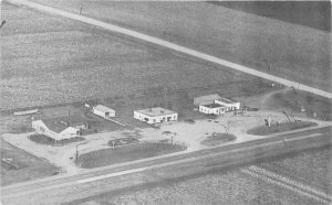 Albert Lea Minnesota Rainbow Motel Airview United Ayr Vues Postcard 21-10301
