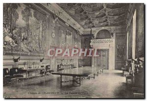 Old Postcard Chantilly Chateau La Galerie des Cerfs