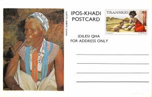 B95674 smoking pip idilesi qha transkei types folklore costumes africa