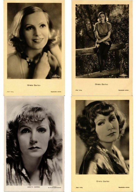 GRETA GARBO FILM STAR ENTERTAINMENT COLLECTION 130 CPA (L2496)