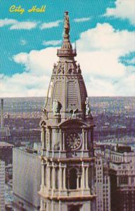 Pennsylvania Philadelphia William Penn Statue On City Hall Tower