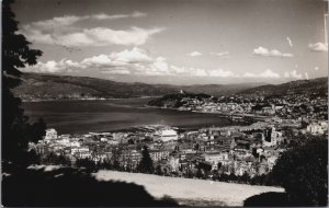 Spain Vigo Panoramic from Castro Vintage RPPC C050