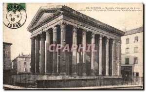 Old Postcard Vienna Temple of Augustus and Live