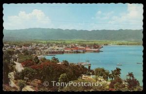 Overlooking Montego Bay - Jamaica W. I.