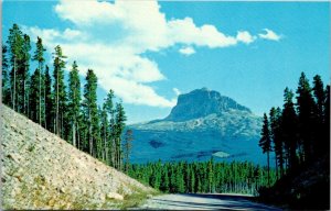 Canada Alberta Waterton Lakes National Park View Of Chief Mountain