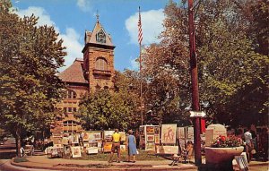 Monroe County Courthouse, Outdoor Art Show Stroudsburg, Pennsylvania PA  