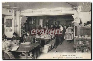 Old Postcard Newspapers Newspaper Le Petit Journal Small part of the service ...